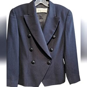 Ellen Tracy Linda Allard black Blazer size 2